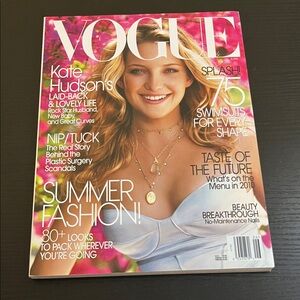KATE HUDSON The Black Crowes LIYA KEBEDE Vogue magazine June 2004 Nathan Lane US